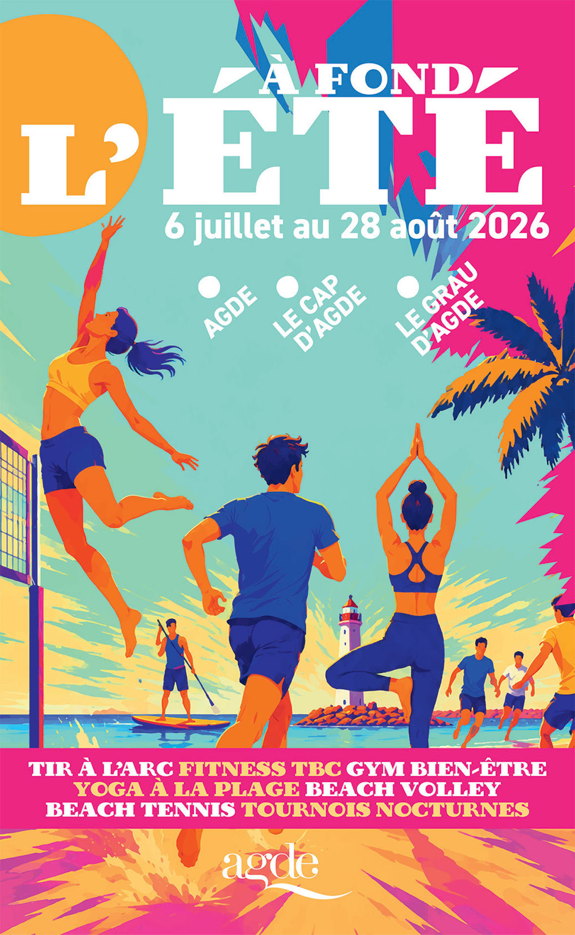 Affiche Sports à fond l'été 2026