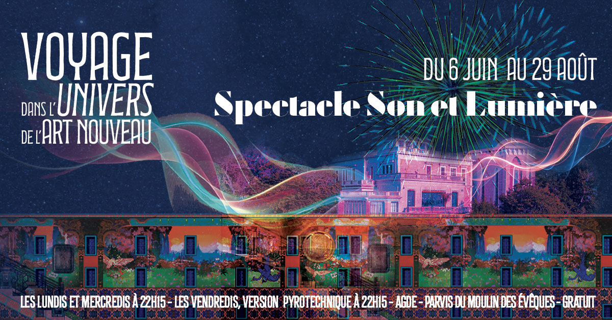 Spectacle Son et Lumière : Voyage dans l'Univers de l'Art Nouveau