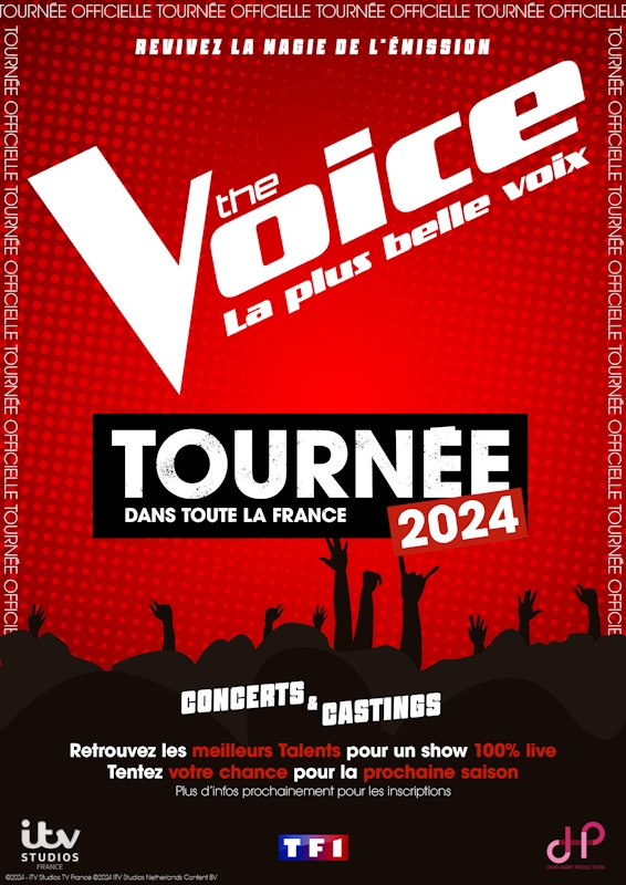 The Voice Tournée 2024 & casting